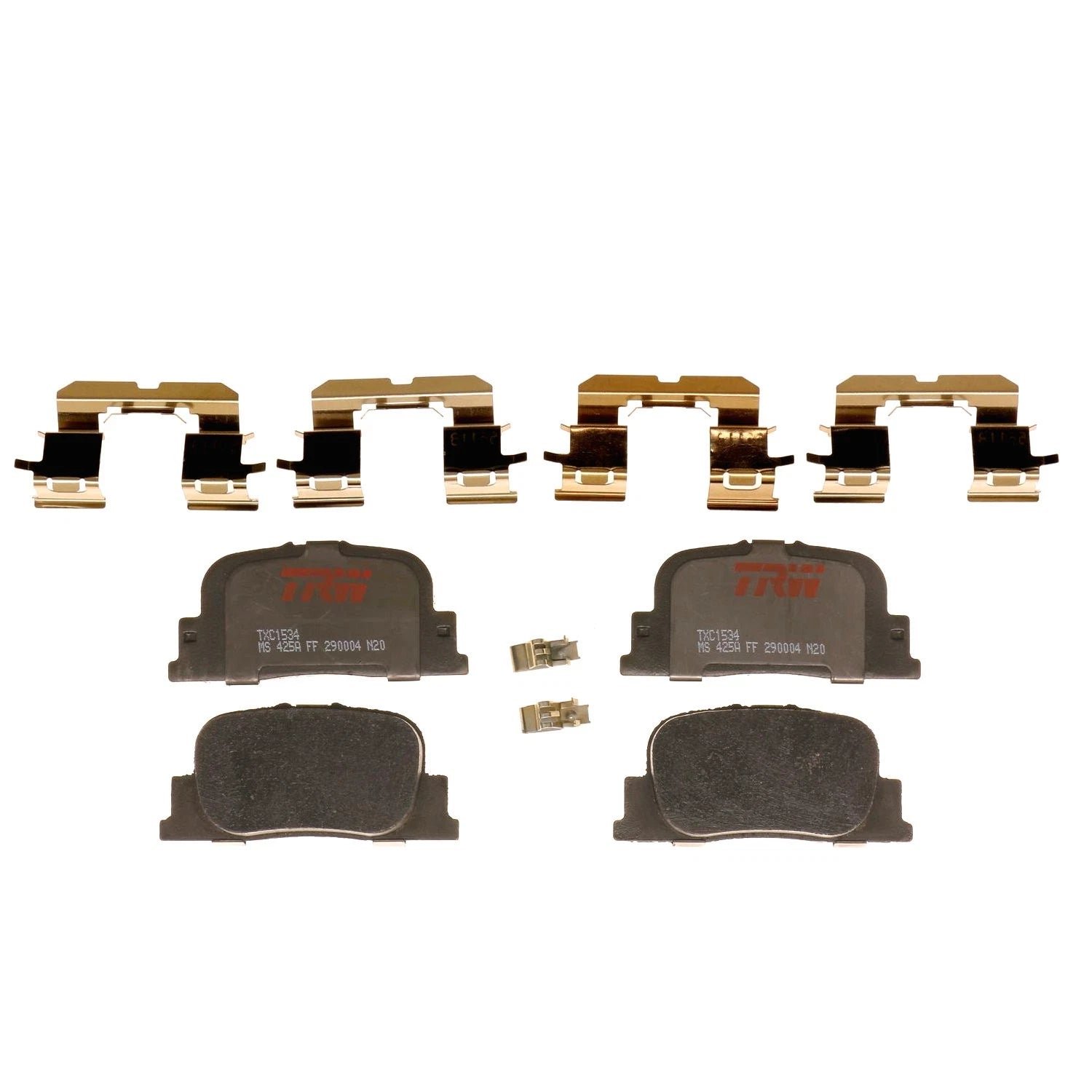 Set of 4 Disc Brake Pads for Toyota Echo (2000–2003)