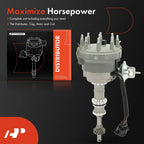 Ignition Distributor with Cap & Rotor for Ford E-100, F-150, LTD