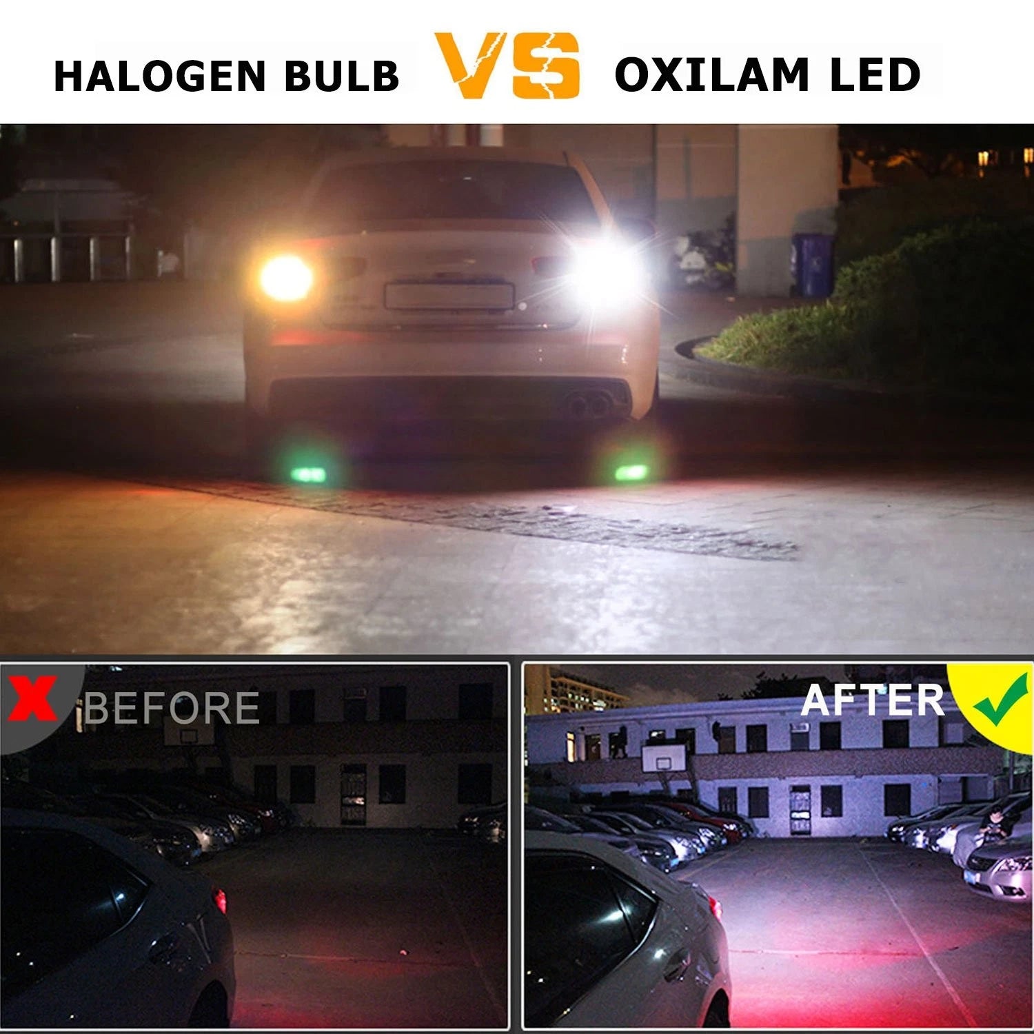 Set of 2 Super Bright 54 LED Backup Reverse Lights for Various Models (YYYY–YYYY)