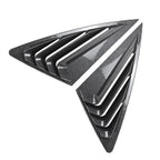 Rear Window Louvers Cover for Audi Q3 F3 Sportback (2019-2024) Carbon Look