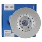 Hella Pagid 310mm Rear Disc Brake Rotor for Audi A8 Quattro, VW Phaeton (2004–2009)