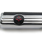 Chrome Gear Skull Footpeg Mount Kit for 1.25" Engine Guard (Defiance)