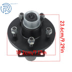 Set of 2 Trailer Hub Kits for 5 on 4.5" Axles (3500lbs, #84 Spindle)