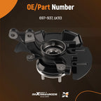 Front Driver Side Knuckle Assembly for Hyundai Elantra Touring (2009)