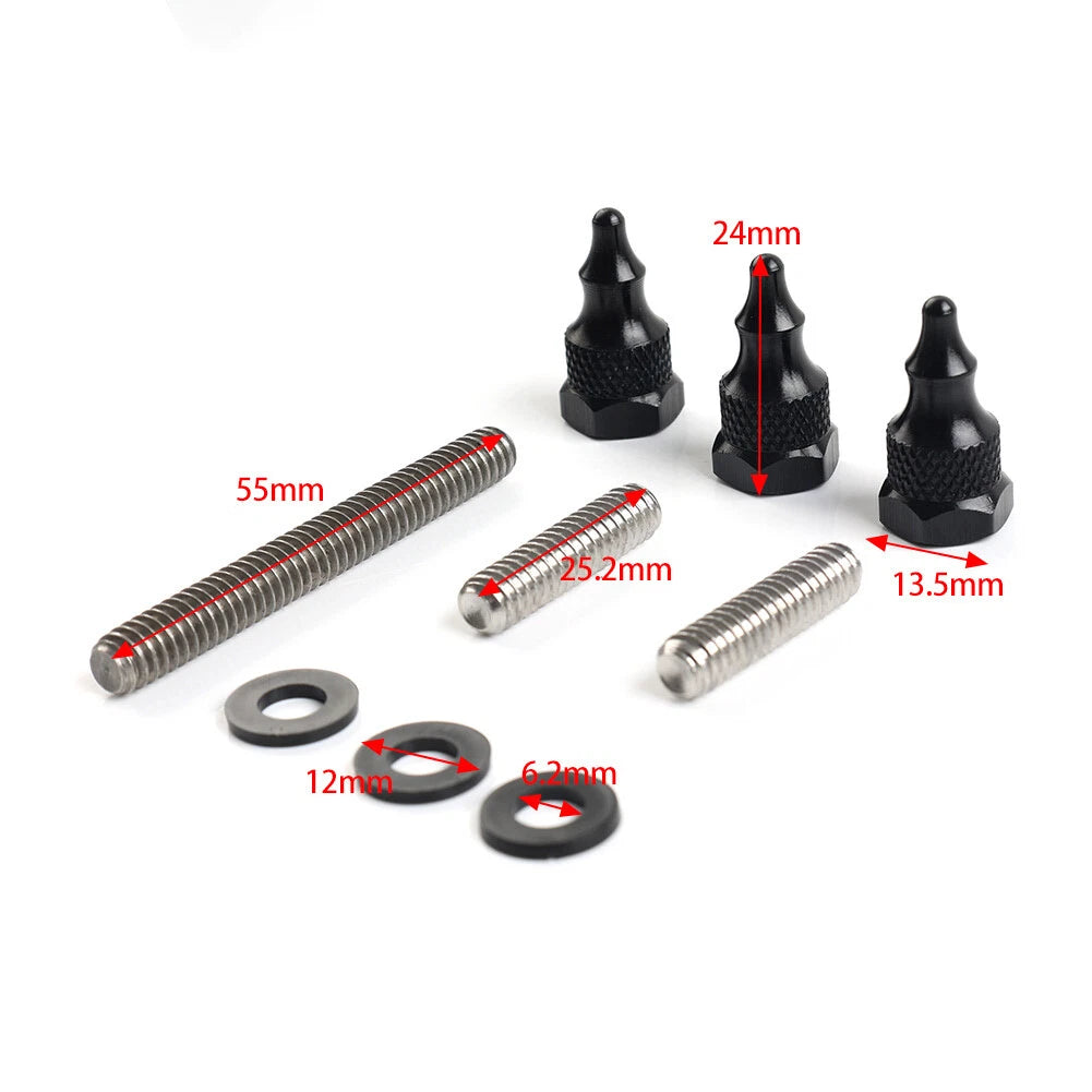 Windshield Spike Trim Mount Bolt Screws Kit for Harley Touring (2014–2022)