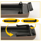 Set of 2 Inner Door Handle Pull Trim Panels Beige for BMW X1 (2009–2015)