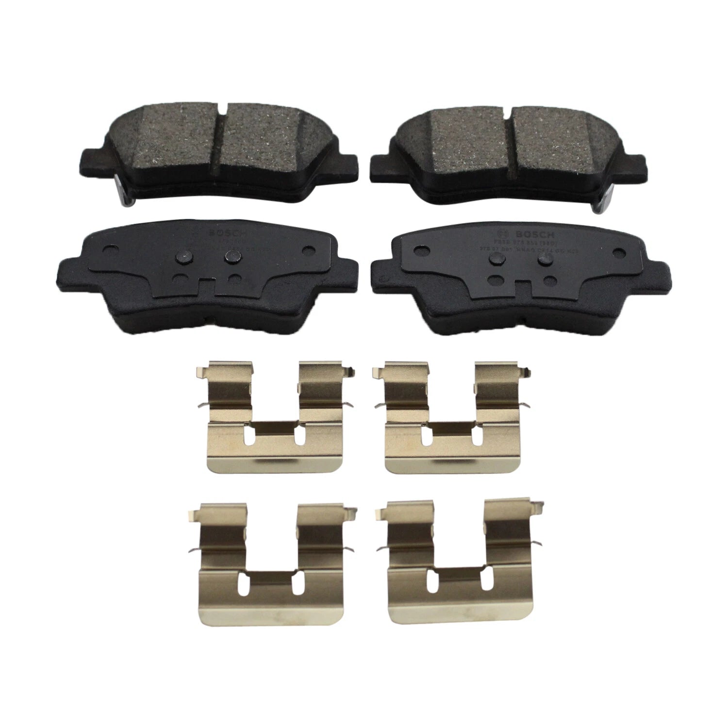 Bosch QuietCast Rear Ceramic Brake Pads for Elantra GT Veloster Forte Koup Soul (2013–2019)
