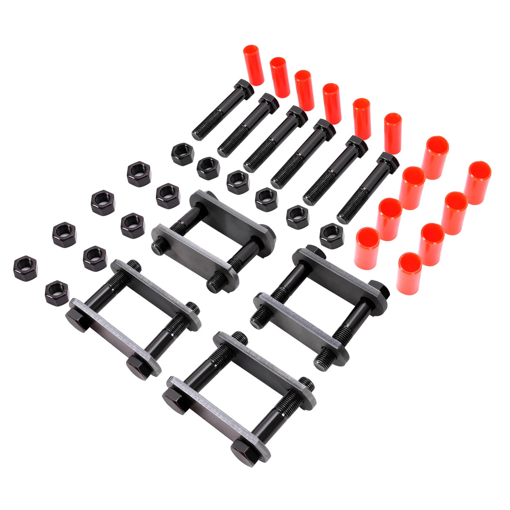 Heavy Duty Shackle Upgrade Kit for Tandem Axle Trailer