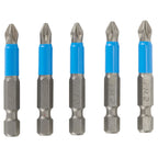 1/4 Inch Screwdriver Bits for Hand Tools (Blue/Silver)