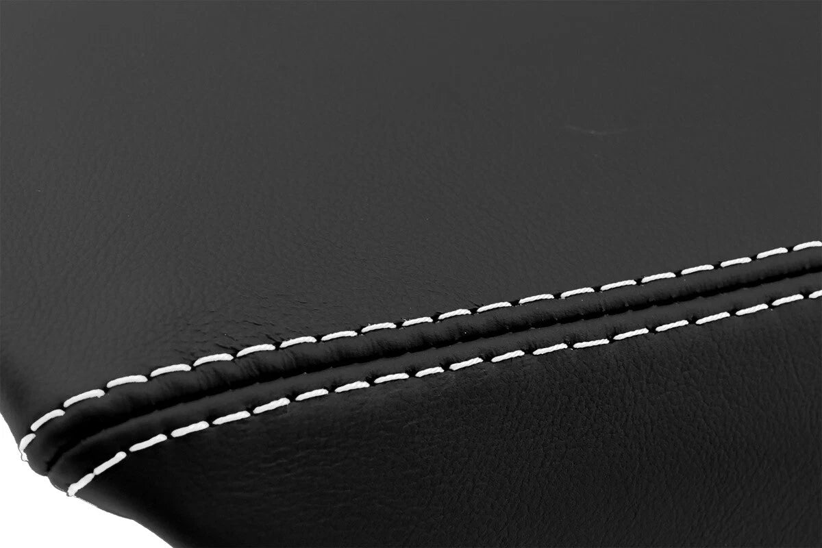 Center Console Cover for Ford Explorer (2011–2019) - Synthetic Leather, White Stitch