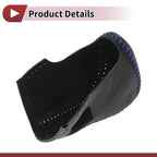Gear Shift Knob Cover for Nissan Murano (2009–2013) Black Blue Faux Leather