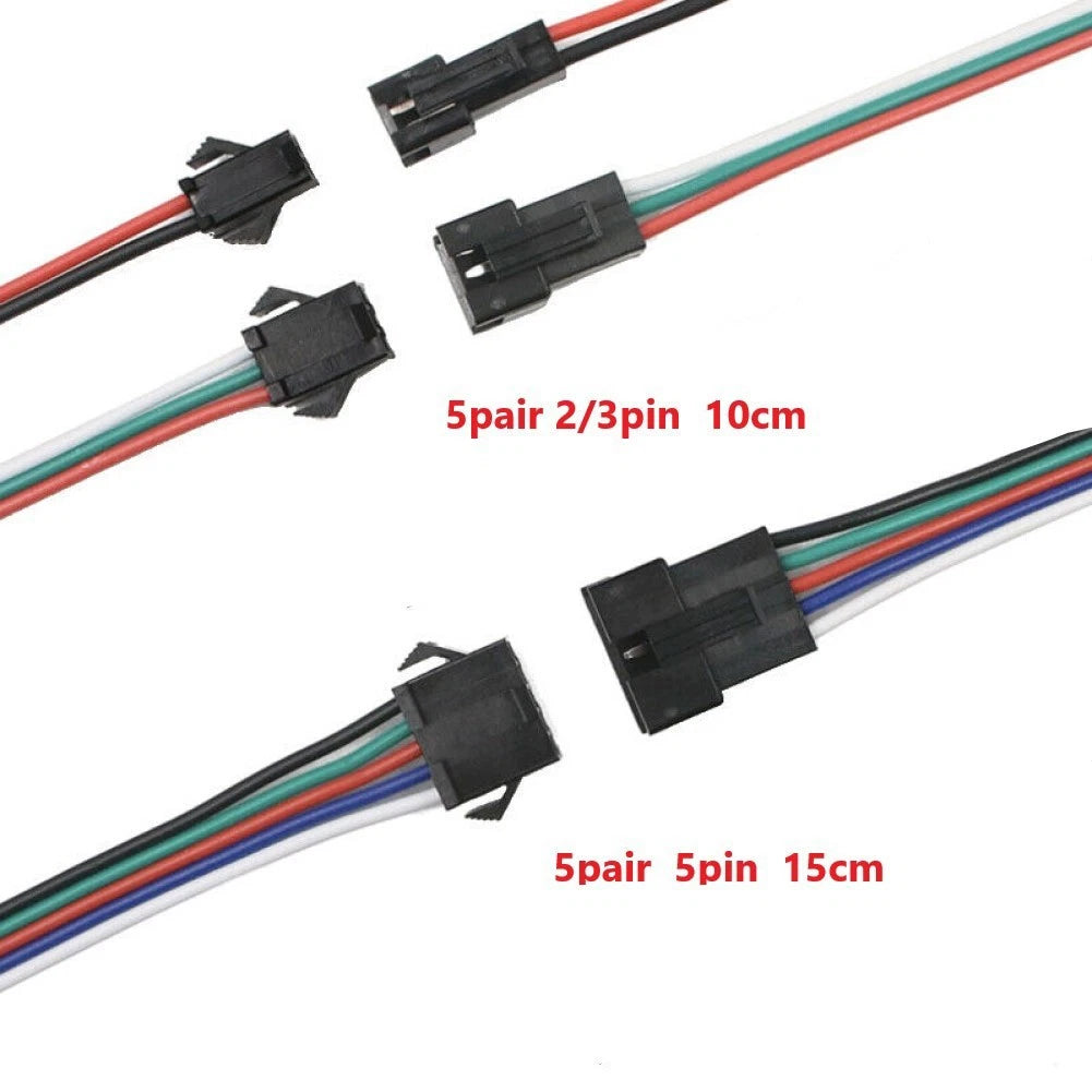 2/3/5 Pin Male and Female Connector for Automotive Applications