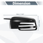 Pair Rearview Mirror Cover Cap Gloss Black for Mercedes-Benz W176 W246 C117