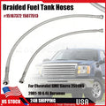 Stainless Fuel Tank Hoses for Chevrolet GMC Sierra 2500HD (2001–2010)