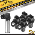 Set of 4 Camshaft & Crankshaft Position Sensors for Subaru WRX STI (2014)