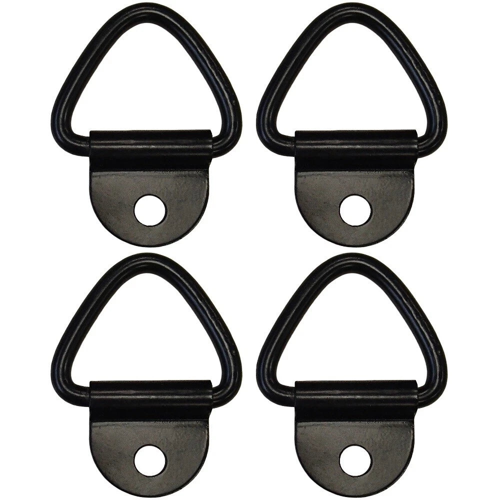 Set of 4 Steel D Ring Tie Down for Motorcycle Truck Trailer ATV