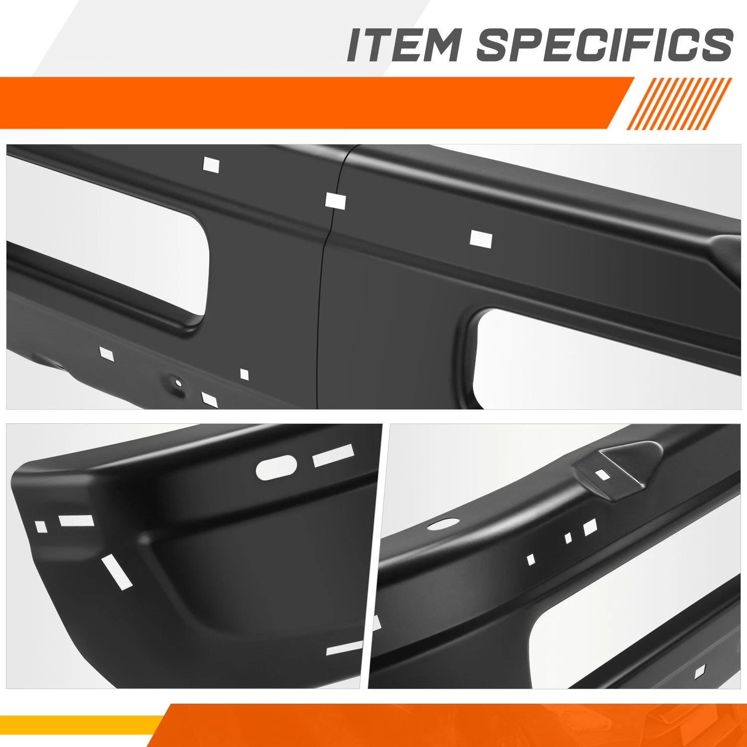 Steel Front Bumper Face Bar for Dodge Ram 1500 2500 3500 (1994–2002)