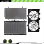 Cooling Fan Radiator AC Condenser Kit for Toyota Camry (2012–2017)