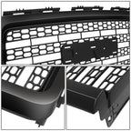 Matte Black Front Grille for GMC Sierra 1500 (2007–2013)