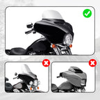 Batwing Outer Fairing for Harley Electra Glide (2014–2024) - Vivid Black