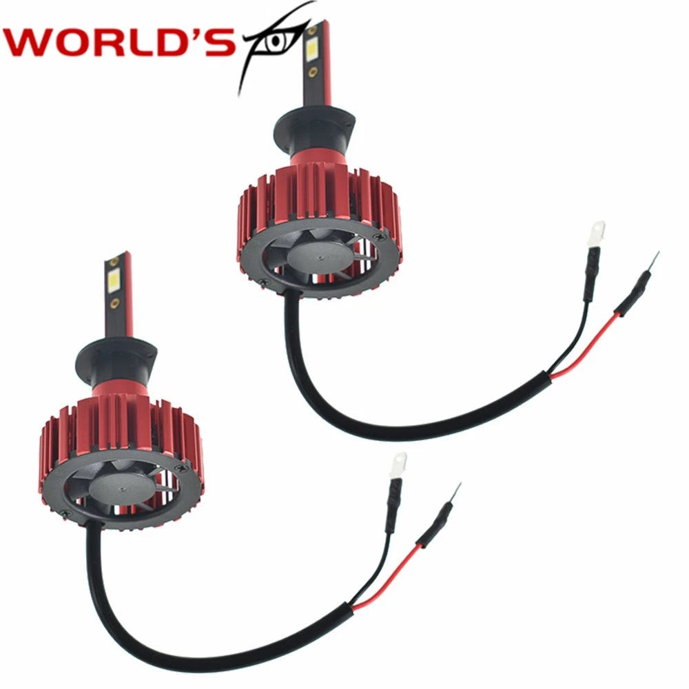 2X Clear LED Headlight Bulbs Kit for HI/LO Beam