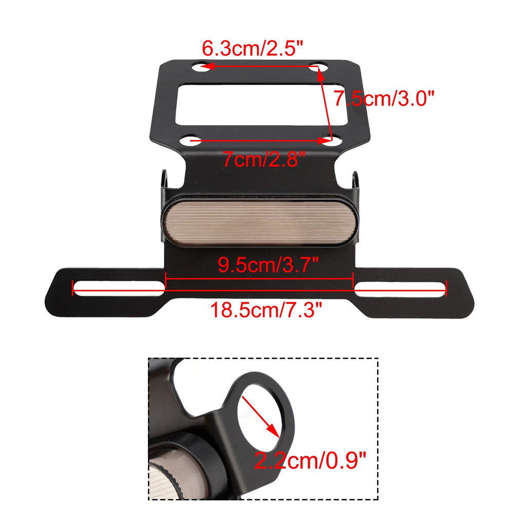 License Plate Holder Frame for Honda CL250 CL300 CL500 SCL500 (2023–2024)