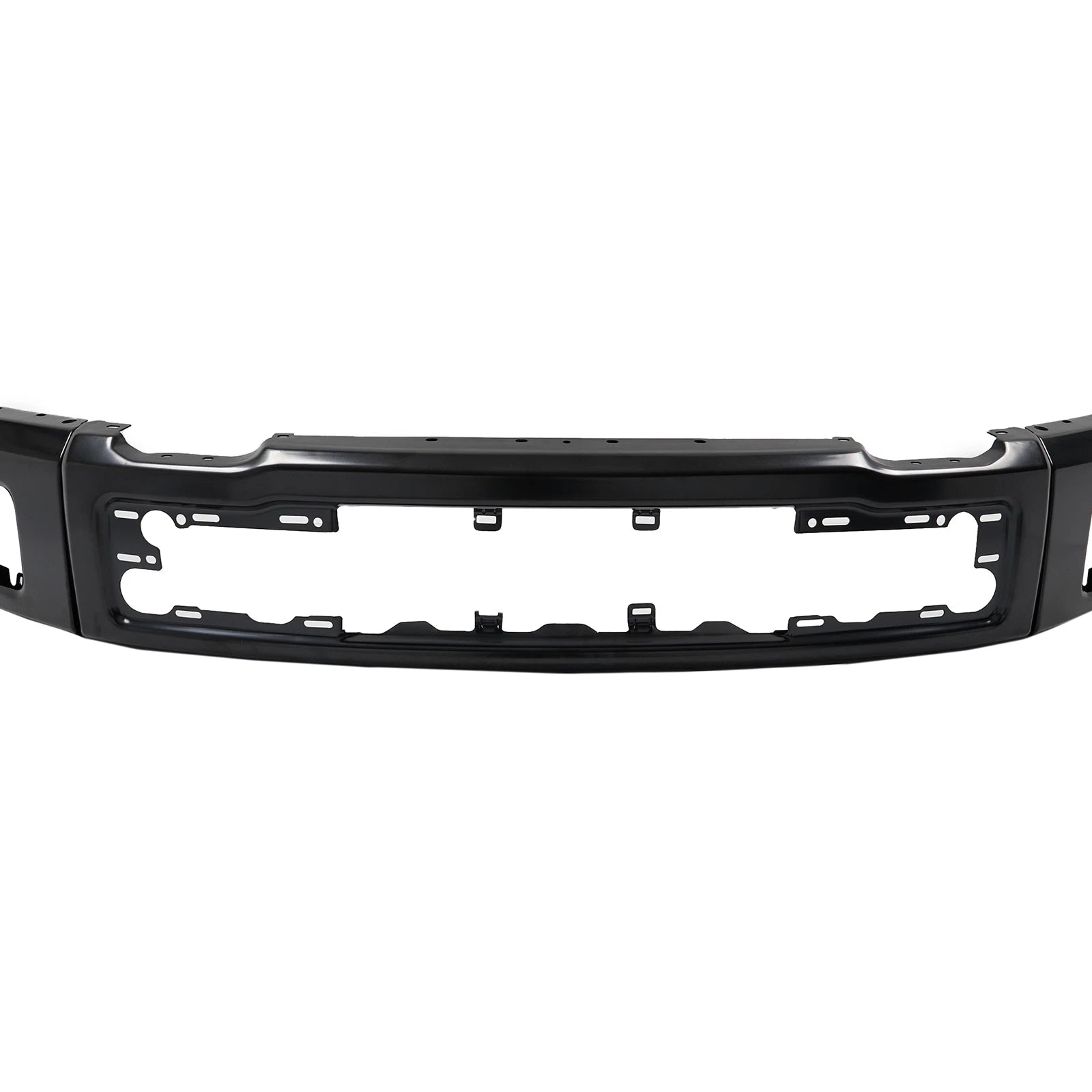 Front Bumper Face Bar for Ford F150 (2015–2017) W/Fog Light Hole, Black