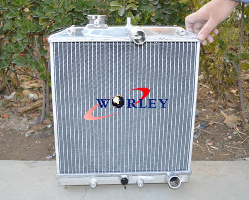 Alloy Radiator & Fan for Honda Civic EK EG B16 B18 32mm (1992-2000)