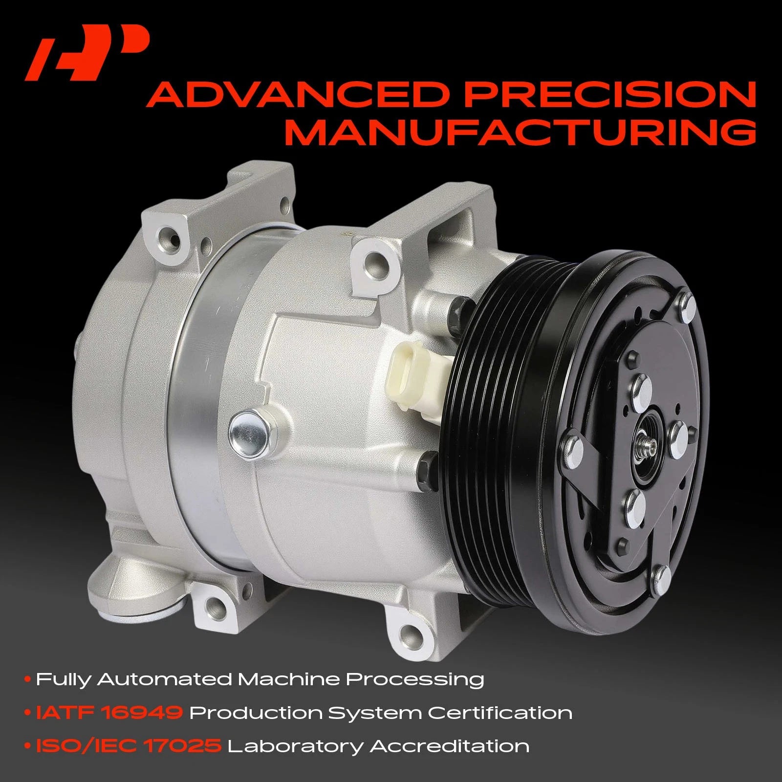 A/C Compressor with Clutch for Chevy Aveo/Aveo5/Pontiac Wave5 (2004-2008)