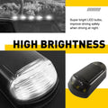 5Pcs White Light Solar Powered Cab Roof Lamp for Pickup Trucks (Universal)