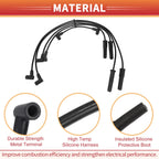 5 Pcs Spark Plug Wire Ignition Coil Cable No. 12073990 for Chevrolet Astro (1988–1990)