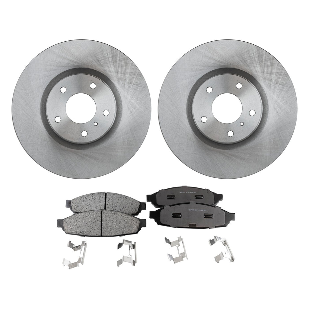 Front Brake Disc Rotors and Pads Kit for Lincoln Aviator (2003–2005)