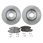Front Brake Disc Rotors and Pads Kit for Lincoln Aviator (2003–2005)