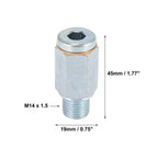 2pcs M14 x 1.5 Steel Engine Oil Drain Plug for VW Audi 