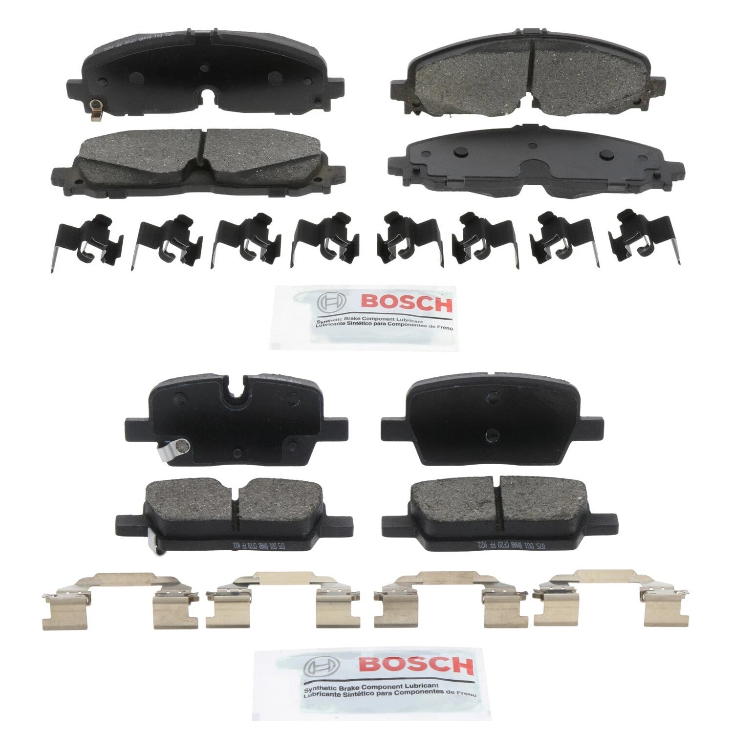 Bosch Blue Ceramic Disc Brake Pad Kit for Acadia Blazer Traverse XT5 (2017–2023)