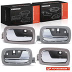 Set of 4 Chrome Interior Door Handles for Chevy Cobalt (2005–2010)