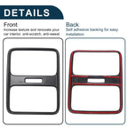 Rear Air Conditioner Panel Cover for Honda Vezel (2014–2021) Black