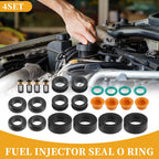 Set of 4 Fuel Injector Seal O Rings for Honda DSM (NBR Rubber)