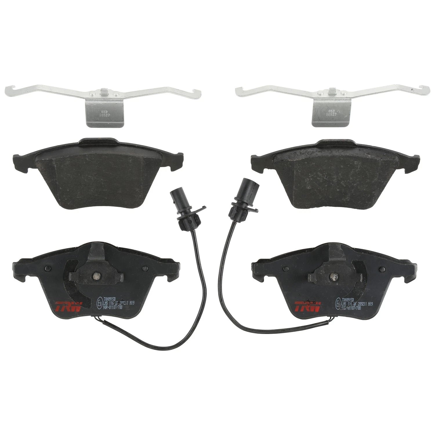 Set of 4 Disc Brake Pads for Saab 9-3 (2008–2011)