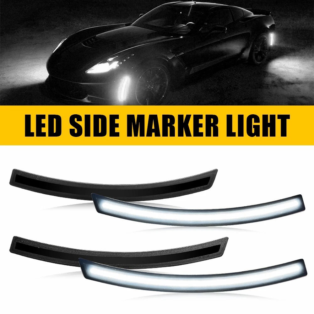 LED C7 Smoke Side Marker Lights for Chevy Corvette (2014–2019)