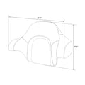 King Trunk Passenger Backrest for Harley Touring Street Glide (2014–2025)
