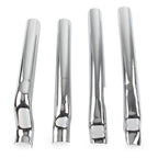 Chrome Rear Swingarm Tube Covers for Harley Heritage Softail Classic (2000–2017)