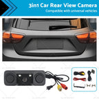 3-in-1 170° Car Reverse Rear View Camera for Universal (2002–2019)
