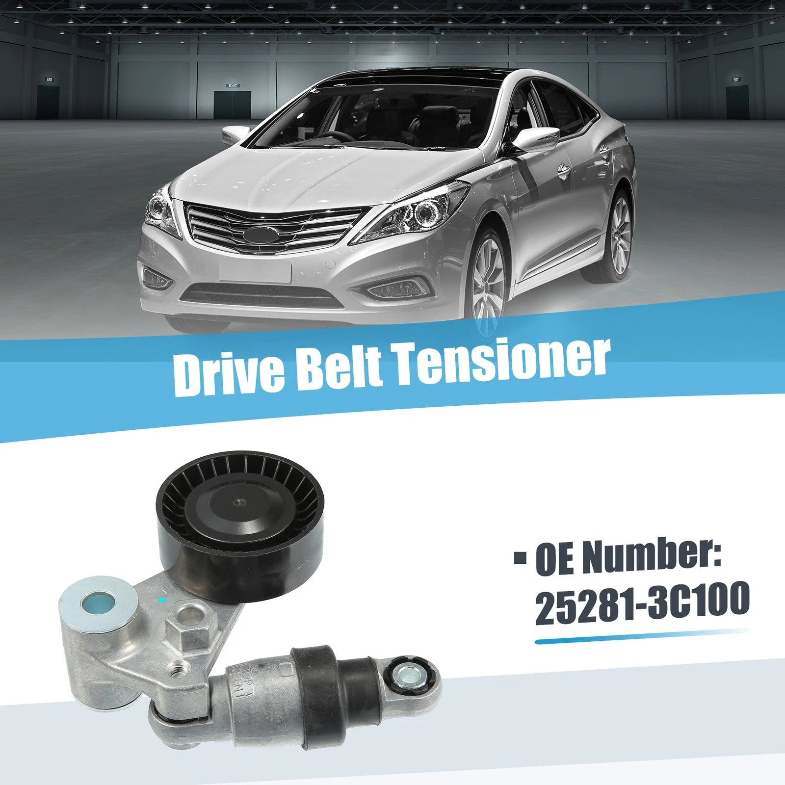 Belt Tensioner Pulley Assembly No. 25281-3C100 for Hyundai Azera (2006–2017)