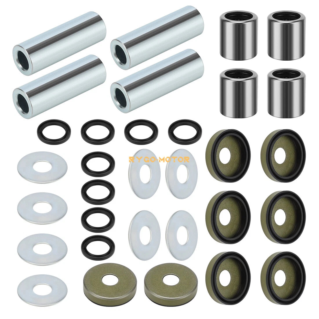 Front Lower A-Arm Bushing Shaft Seal Kit for Arctic Cat Kawasaki Suzuki 400 ATV (2000–2023)