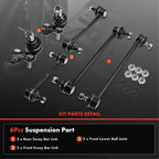 Front & Rear Sway Bar Link and Ball Joint for Toyota Camry (1997-2001)
