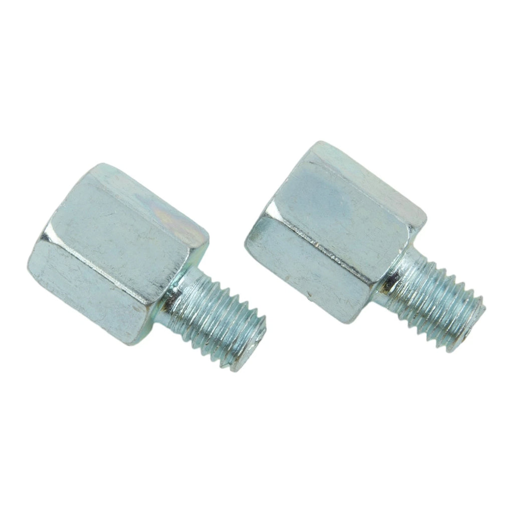 Set of 2 Mirror Adapter 10mm to 8mm Clockwise for Motorcycle