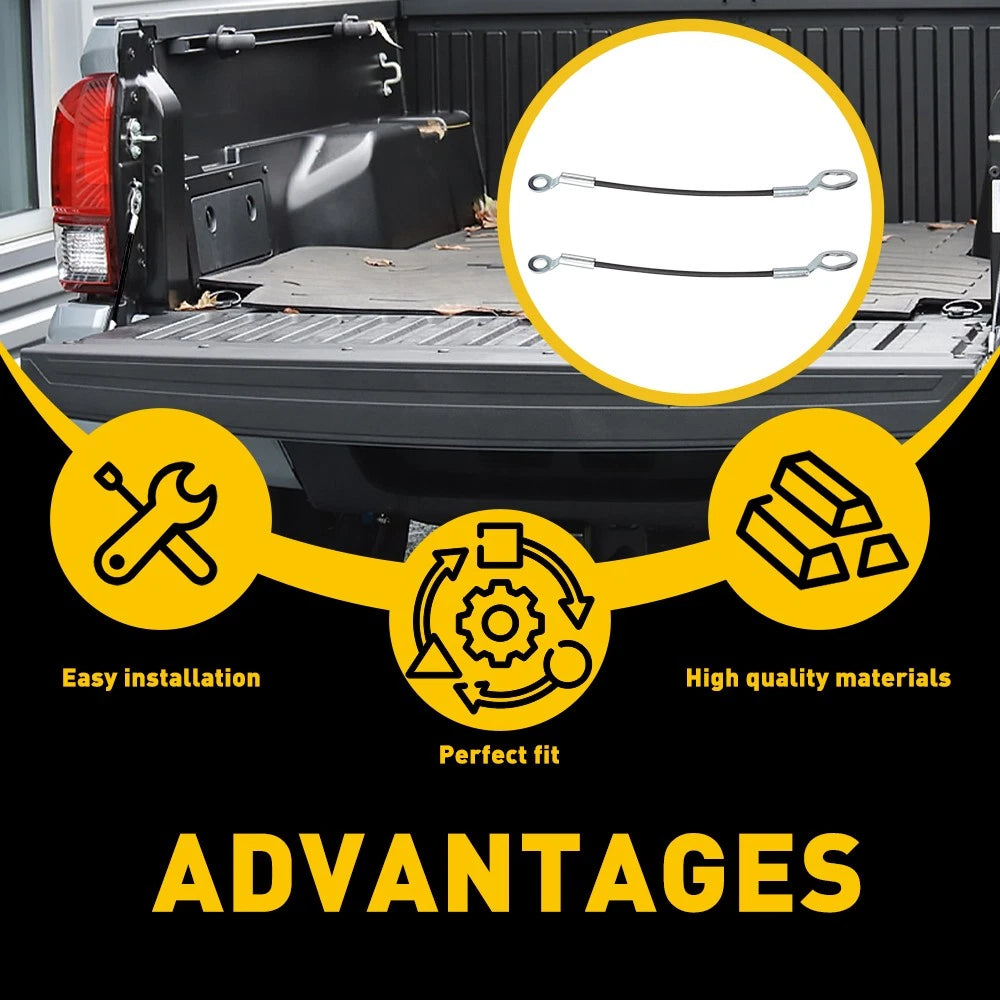 Tailgate Cable Set for Toyota Tacoma (2005-2015) 12.5 inches