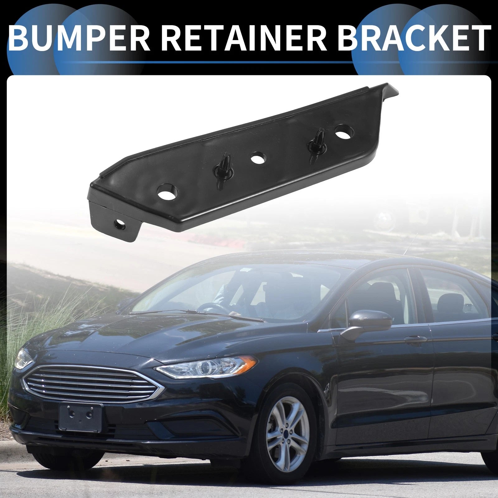 1pc Left Front Bumper Retainer Bracket No.HS7Z17C947AB for Ford Fusion (2017–2020)