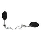 Chrome Rear Passenger Armrests for Harley Street Glide (2014-2025)